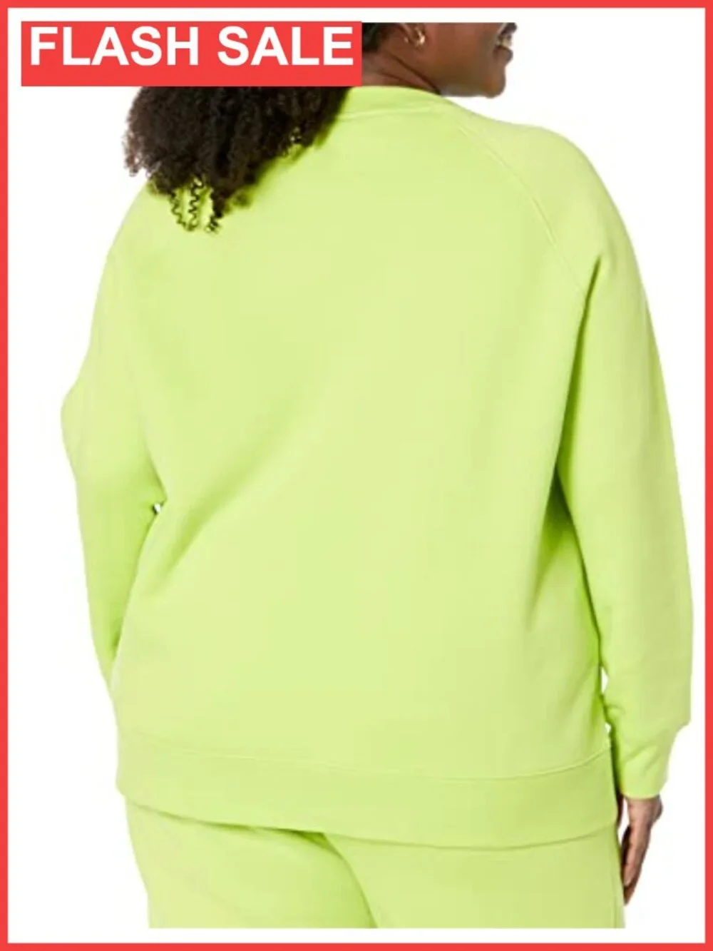 Women's Relaxed Fit Crewneck Pullover Sweatshirt Long Sleeve Rib Detail
